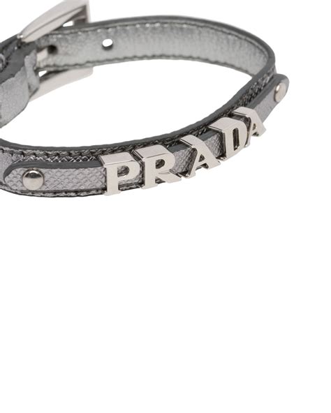 prada mens leather bracelet|buy prada bracero.